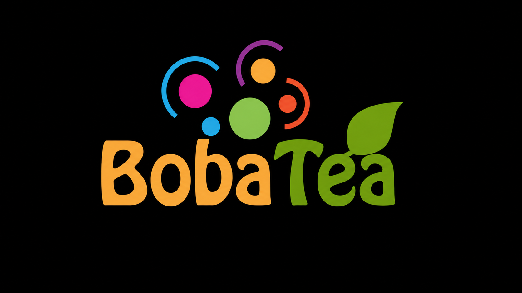 Boba Tea logo for Wenzhou BOBA Bubble Tea